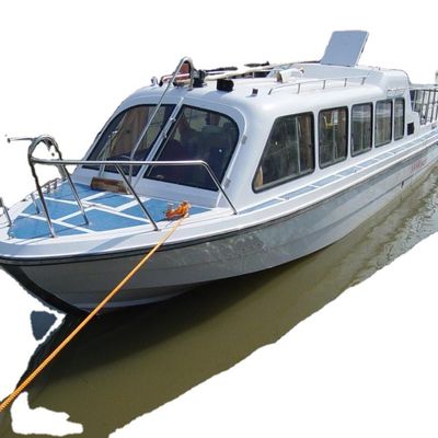 1360 Inboard Engine Passenger Boat Sightseeing Boat Fiberglass Yacht Factory