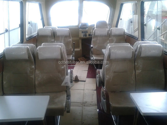 1360 Inboard Engine Passenger Boat Sightseeing Boat Fiberglass Yacht Factory