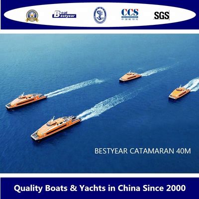 Bestyear High Speed Aluminium Catamaran 40m Passenger Boat
