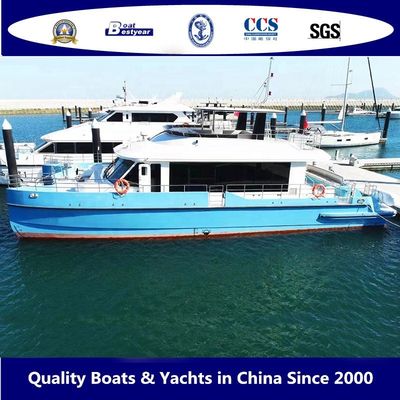 New 20.8m Fiberglass Catamaran Yacht Hybrid Power Version for Touring and Entertainment