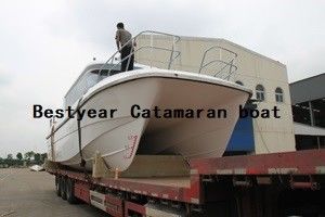 Bestyear 10.8 M Luxury Fiberglass Catamaran Fishing Boat Multipurpose Boat