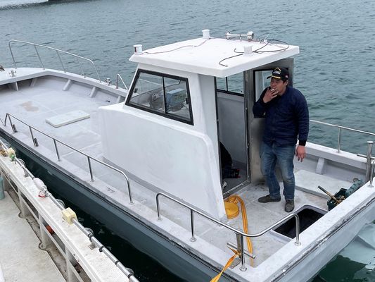 Bestyear 9.6m Fiberglass Strong Work Commercial Fishing Boat Inboard Engine Fisherman Boat