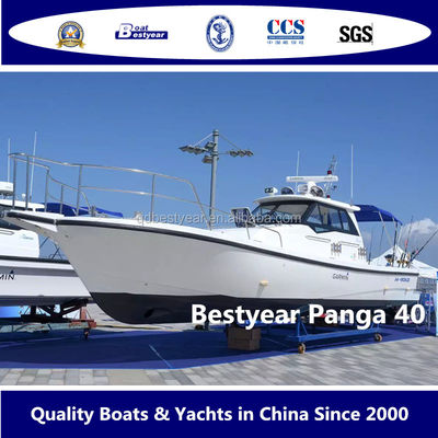 Luxury Panga 40 Fishing Boat Cabin Panga Boat
