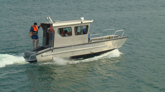 Aluminum Semi Landing Craft Barge 650 Boat Customized Made for Sale