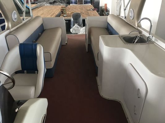Aluminum Pontoon Boat Catamaran Water Craft 735 Boat