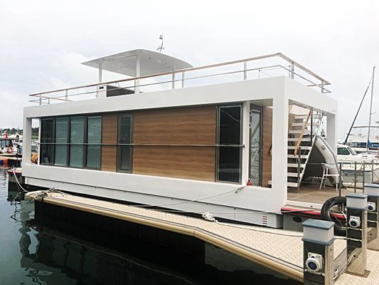 Solar Electric Power House Boat